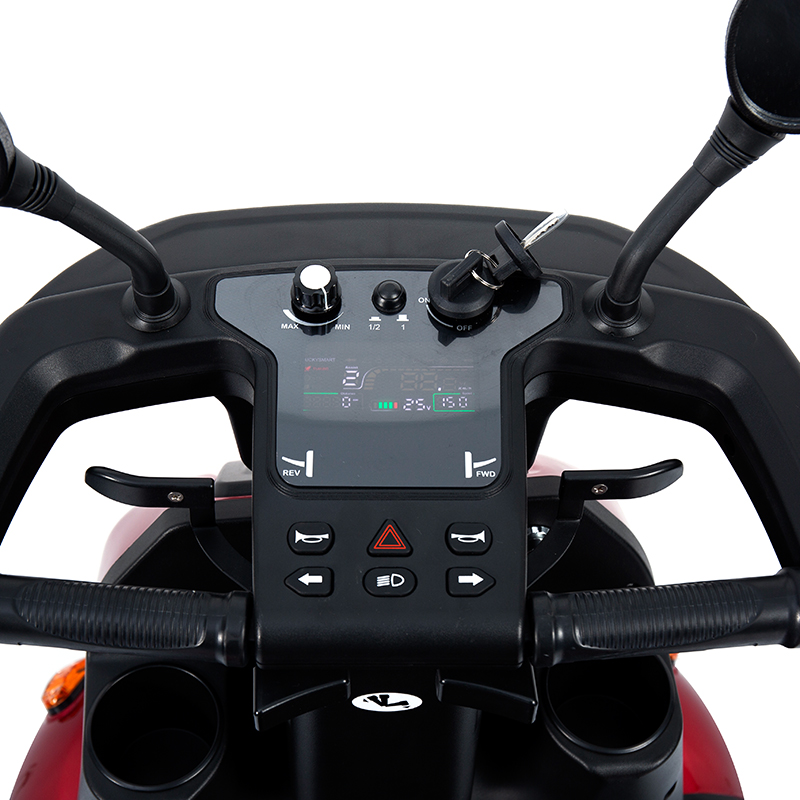 Scooter récréatif électrique tout terrain à 4 roues robuste et haute puissance TK-500