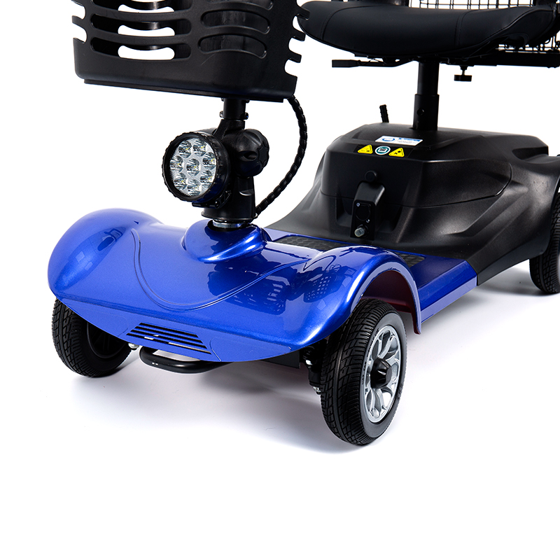 Scooter de mobilité pliable robuste à 4 roues YL-08S avec capacité d'escalade de 12 °