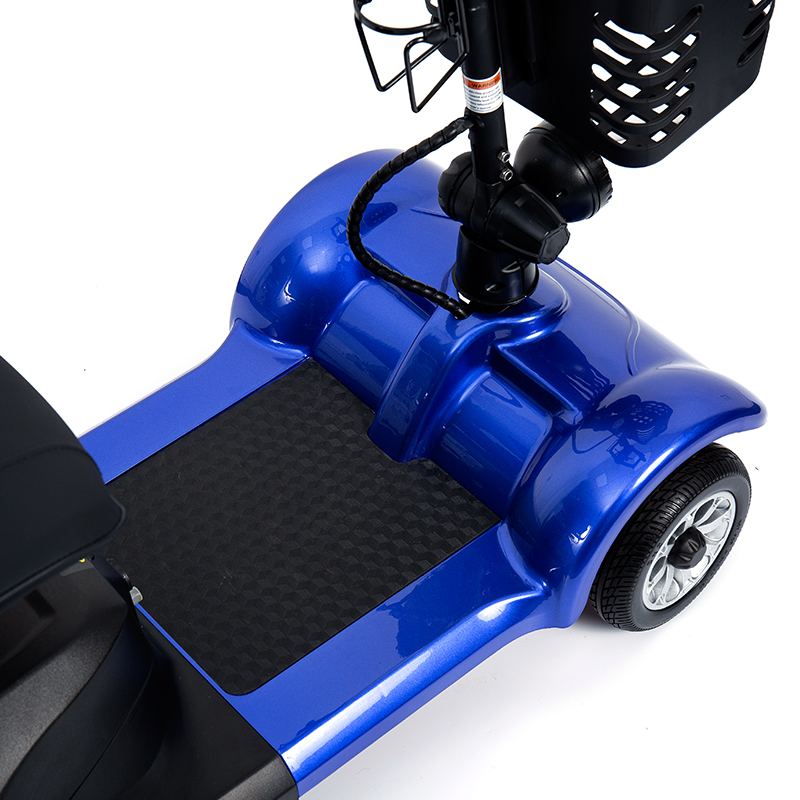 Scooter de mobilité pliable robuste à 4 roues YL-08S avec capacité d'escalade de 12 °