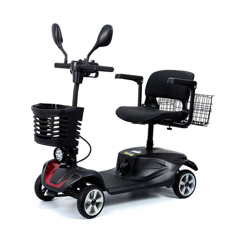 YL-07 Scooter de mobilité électrique pliable à 4 roues avec panier