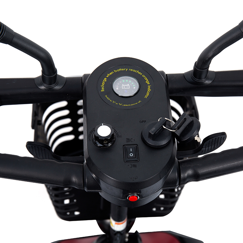 YL-07 Scooter de mobilité électrique pliable à 4 roues avec panier