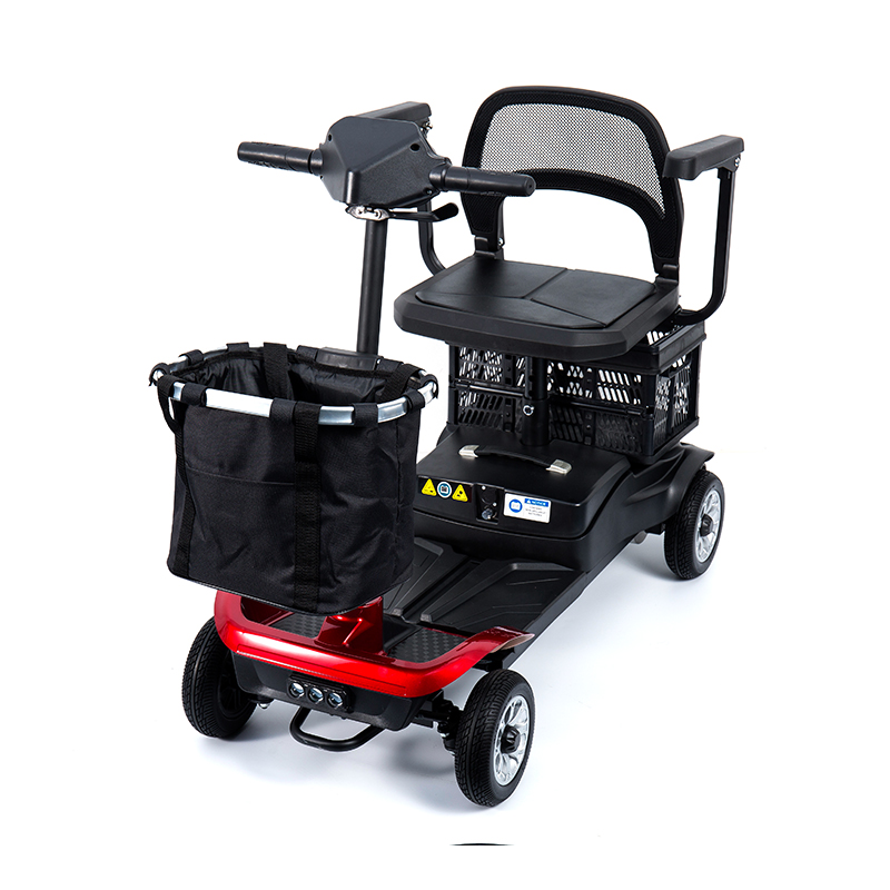 Scooter de mobilité léger à 4 roues YL-02 pour personnes âgées, doté d'un siège pivotant à 360°