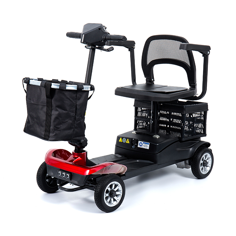 Scooter de mobilité léger à 4 roues YL-02 pour personnes âgées, doté d'un siège pivotant à 360°