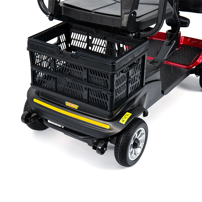 Scooter de mobilité léger à 4 roues YL-02 pour personnes âgées, doté d'un siège pivotant à 360°