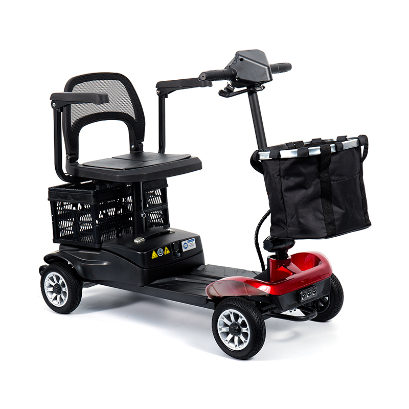 Scooter de mobilité léger à 4 roues YL-02 pour personnes âgées, doté d'un siège pivotant à 360°