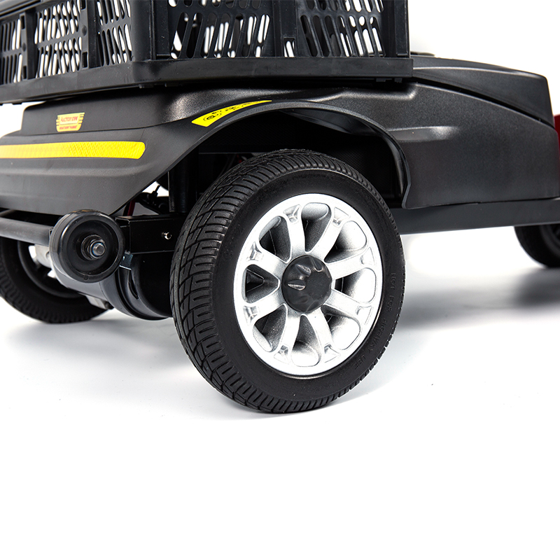 Scooter de mobilité léger à 4 roues YL-02 pour personnes âgées, doté d'un siège pivotant à 360°