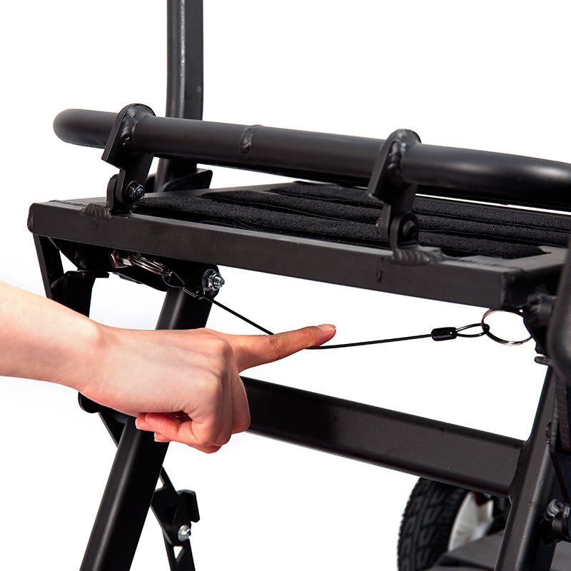 Scooter électrique touristique YL-211 à 4 roues pour personnes âgées avec phare LED, panier