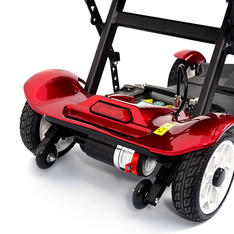 Scooter électrique touristique YL-211 à 4 roues pour personnes âgées avec phare LED, panier