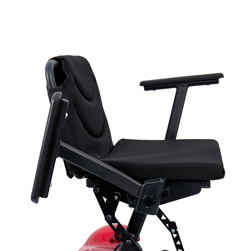 Scooter électrique touristique YL-211 à 4 roues pour personnes âgées avec phare LED, panier