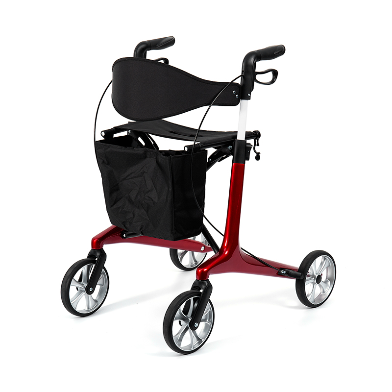 Déambulateur léger HES-R306 – Pliable, roues TPR, réglable, capacité de poids 150 kg