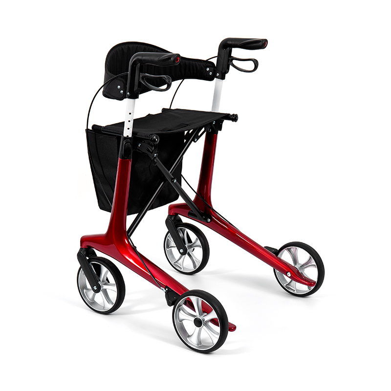 Déambulateur léger HES-R306 – Pliable, roues TPR, réglable, capacité de poids 150 kg