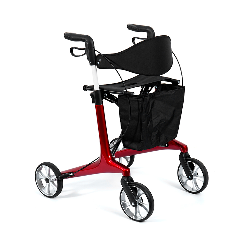 Déambulateur léger HES-R306 – Pliable, roues TPR, réglable, capacité de poids 150 kg