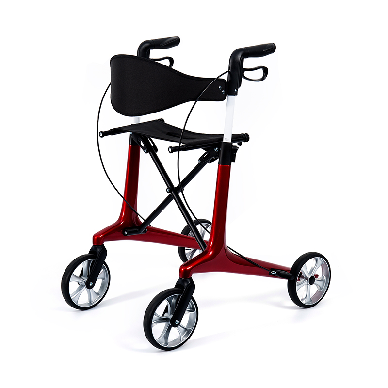 Déambulateur léger HES-R306 – Pliable, roues TPR, réglable, capacité de poids 150 kg