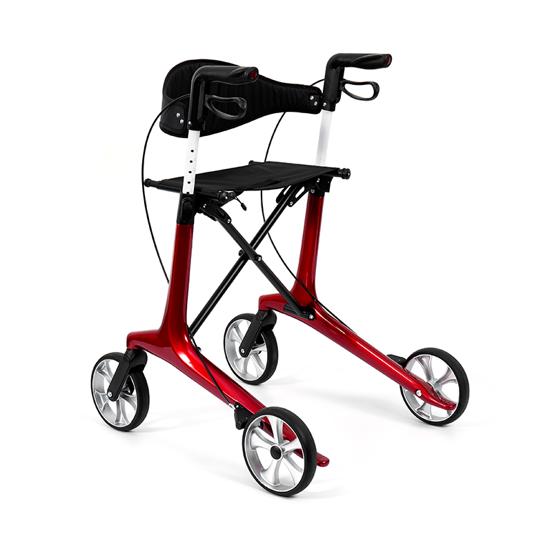 Déambulateur léger HES-R306 – Pliable, roues TPR, réglable, capacité de poids 150 kg