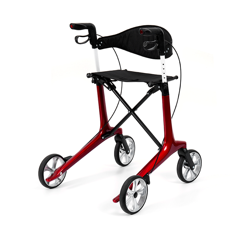 Déambulateur léger HES-R306 – Pliable, roues TPR, réglable, capacité de poids 150 kg