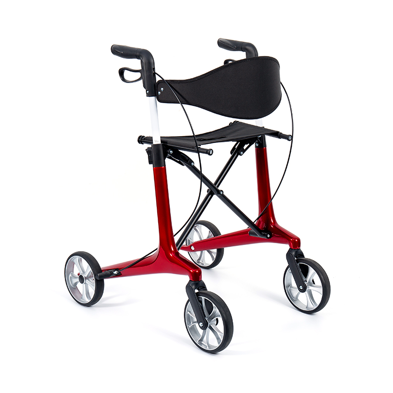 Déambulateur léger HES-R306 – Pliable, roues TPR, réglable, capacité de poids 150 kg